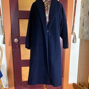 Vintage cashmere-wool blend women’s Coat